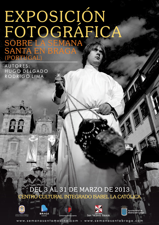 Cartel Exposición fotográfica sobre la semana santa en Braga (Portugal)